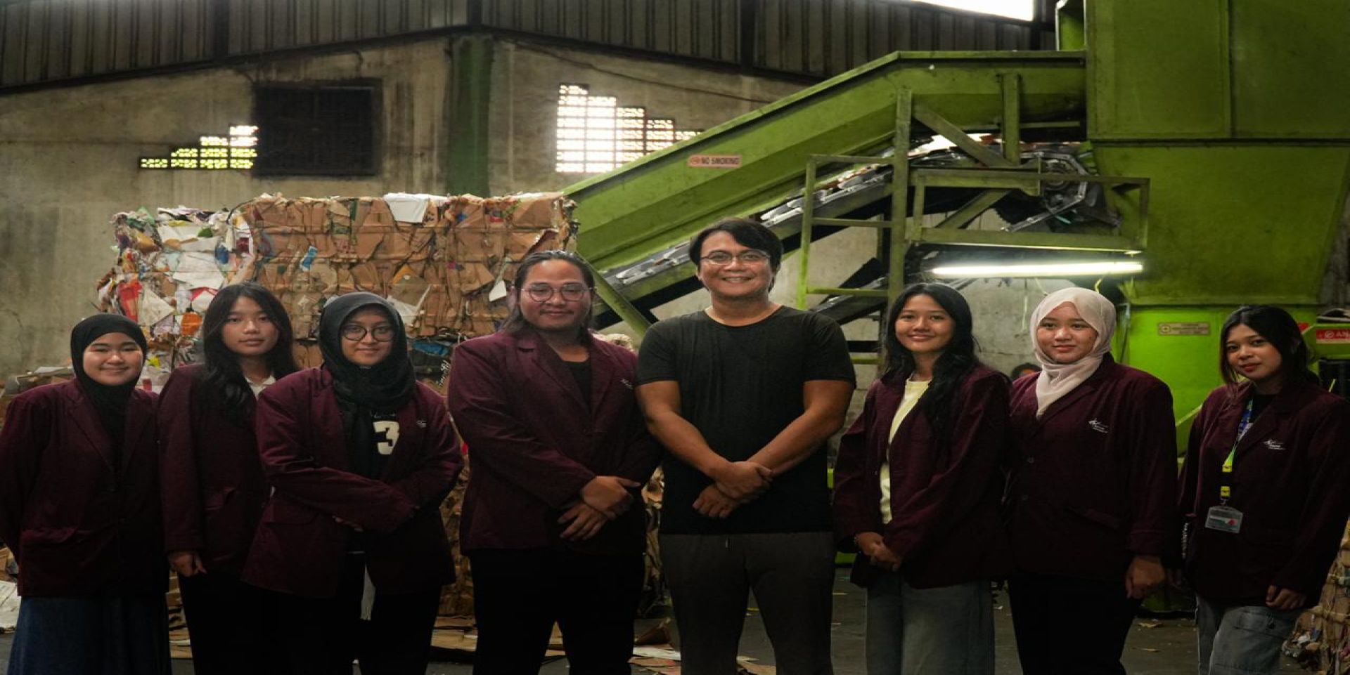 Kunjungan dan kerjasama dari mahasiswa Binus ke PT Purnama Kertasindo